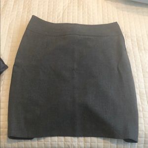 Grey pencil skirt